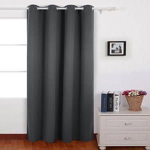 Deconovo Thermal Insulated Blackout Curtain For Bedroom 52 By 63 Inch Dark Grey Ac5