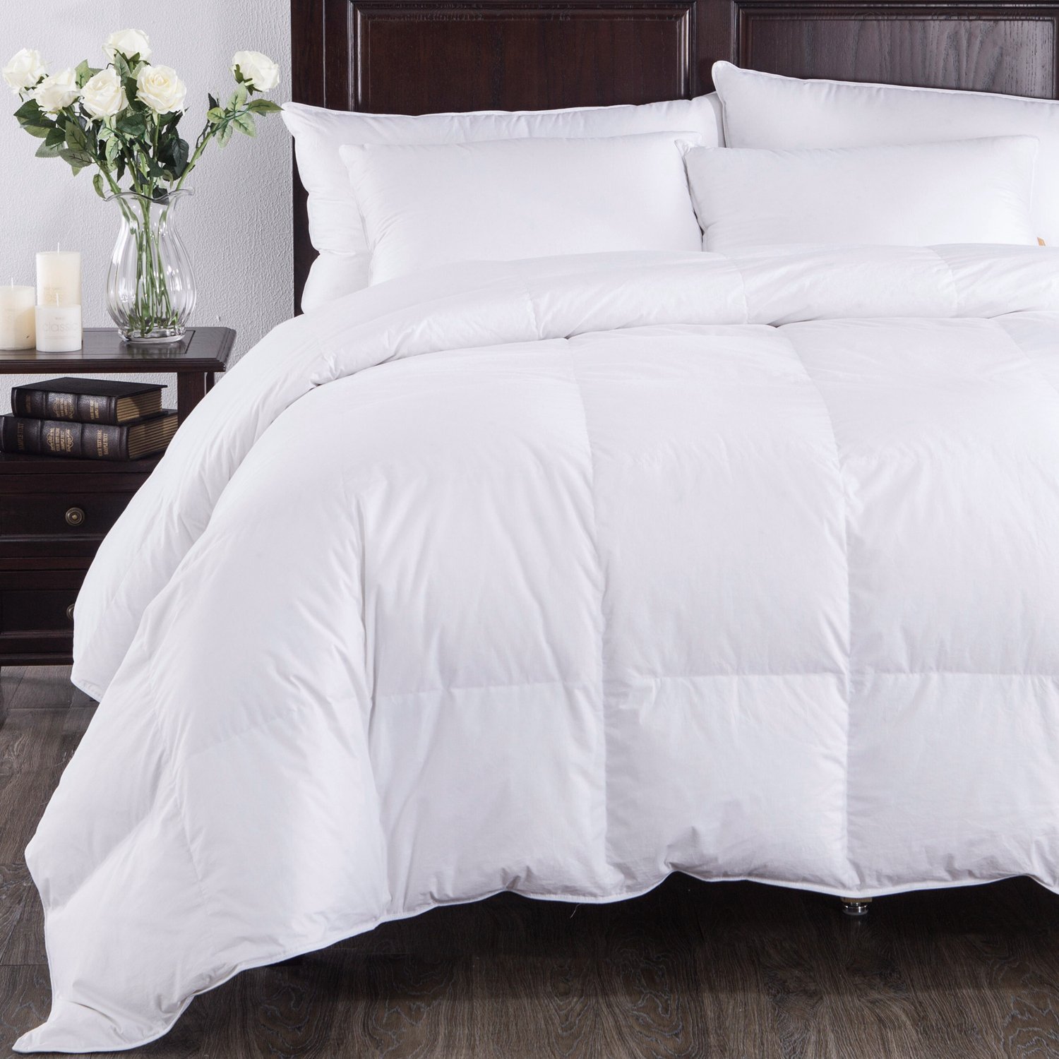 Best White Goose Down Comforter Lux Comfy Bedding