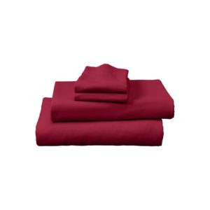 Best Flannel Sheets 2019 - Eddie Bauer Unisex-Adult Portuguese Flannel Sheet Set Queen - Solid, Claret QUEEN at Lux Comfy Bedding