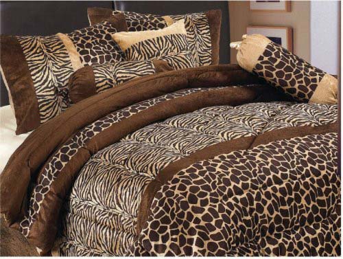 African Safari Print Bedding is available at luxcomfybedding.com